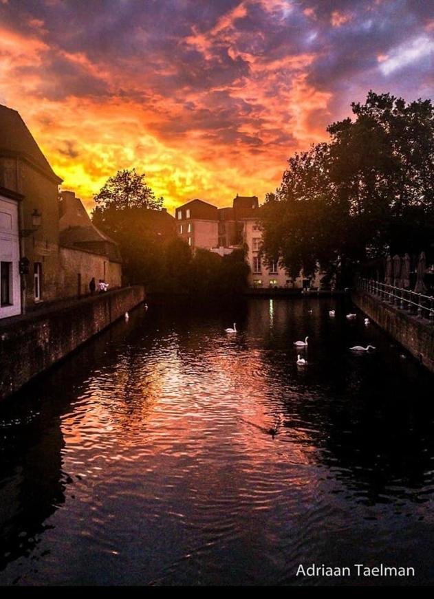 Canal Central Bruges Esterno foto